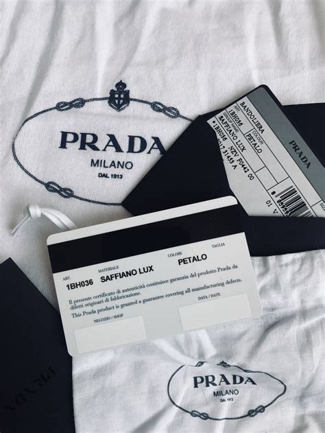 certificado de autenticidad prada|prada authentication.